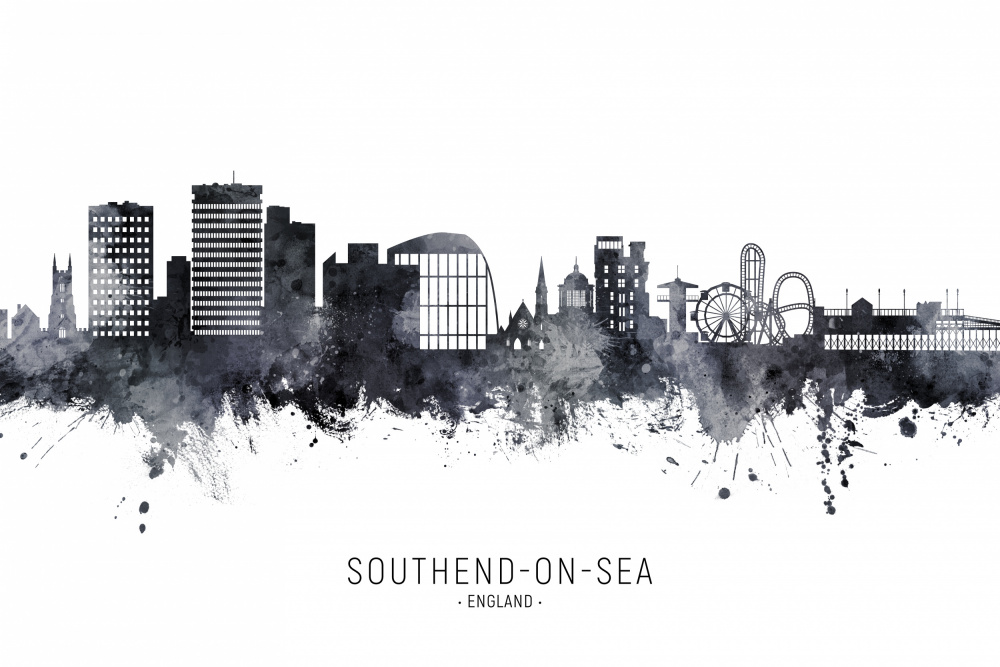 Southend-on-Sea England Skyline von Michael Tompsett