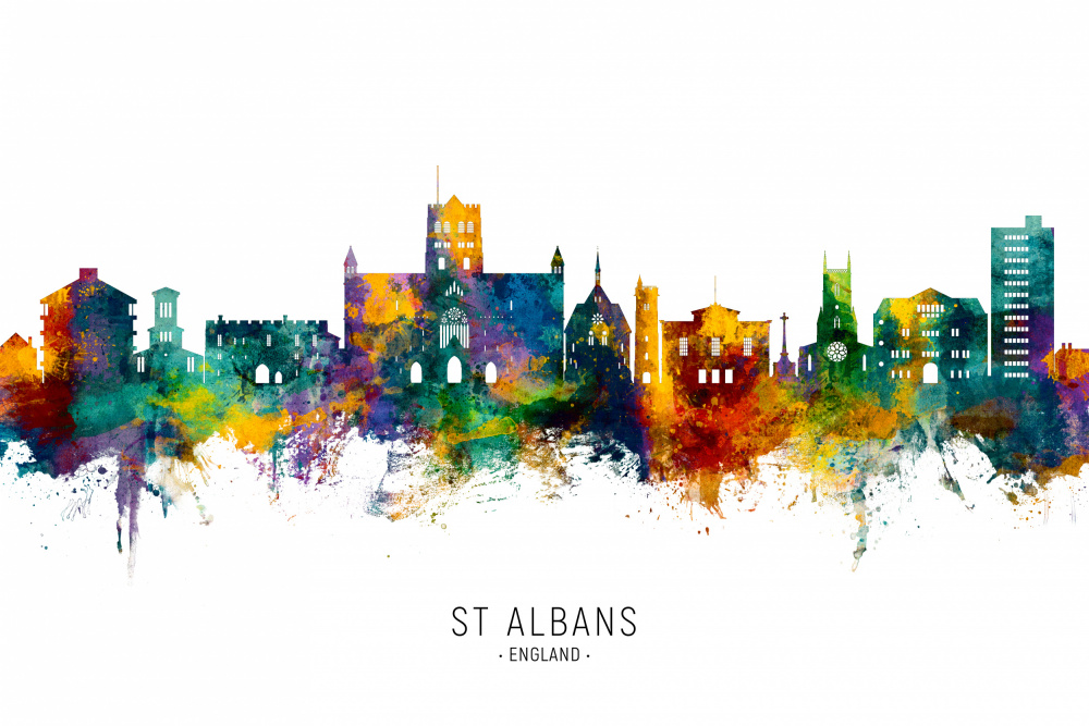 St Albans England Skyline von Michael Tompsett