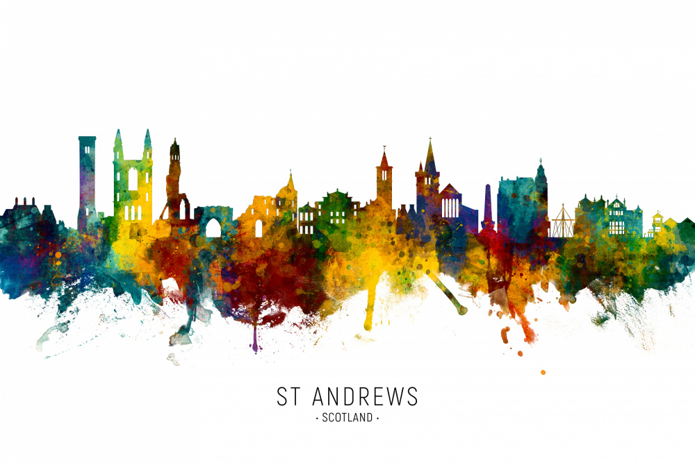 St Andrews Scotland Skyline von Michael Tompsett