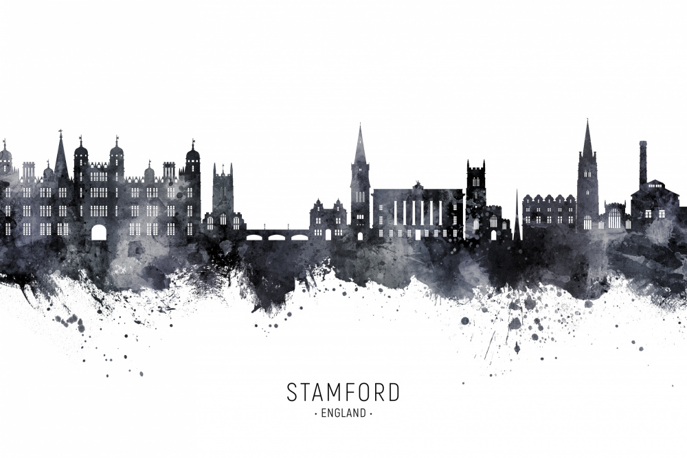 Stamford England Skyline von Michael Tompsett