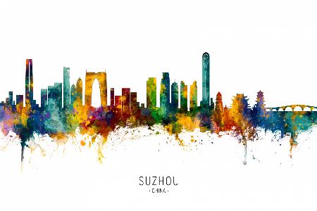 Suzhou China Skyline