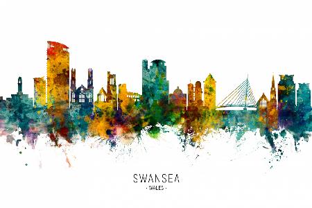 Swansea Wales Skyline