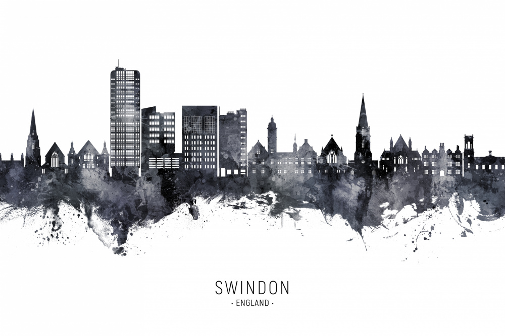 Swindon England Skyline von Michael Tompsett