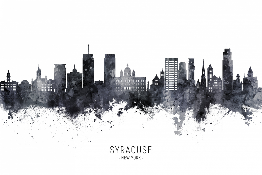 Syracuse New York Skyline von Michael Tompsett