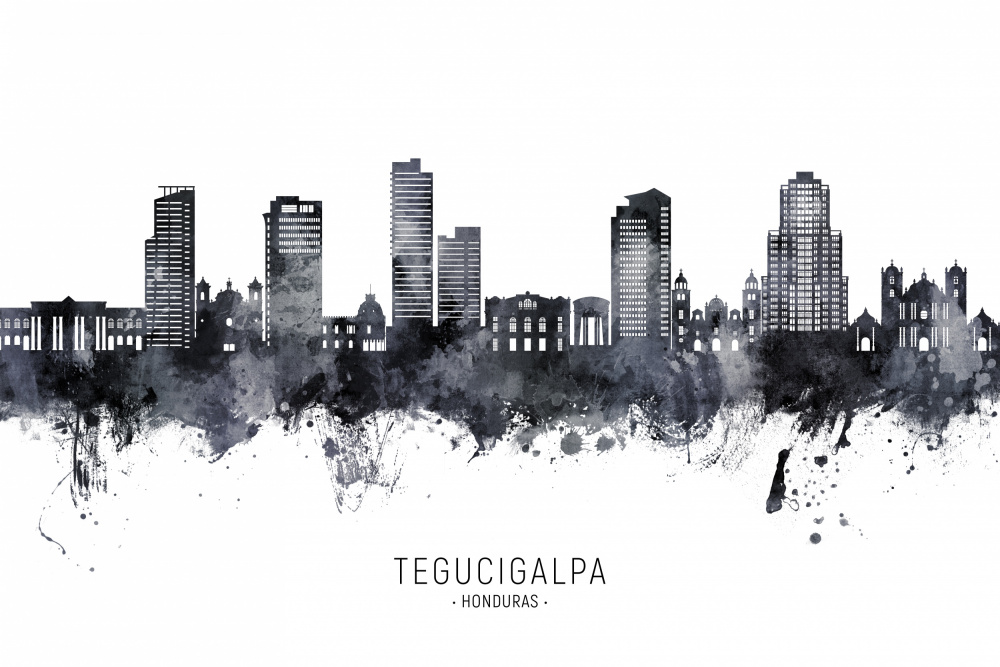 Tegucigalpa Honduras Skyline von Michael Tompsett