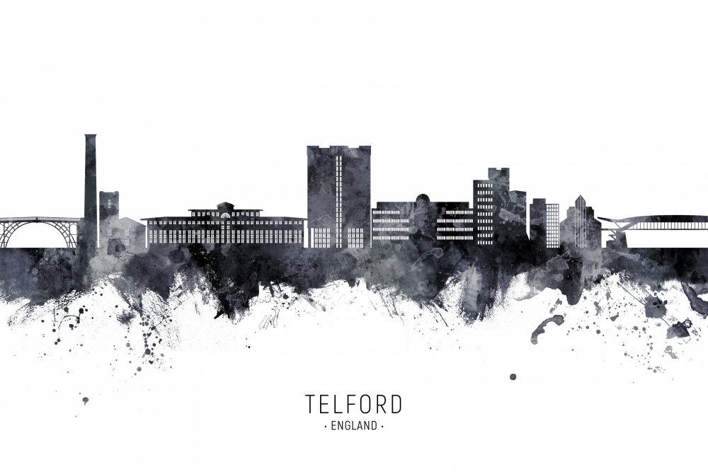 Telford England Skyline von Michael Tompsett