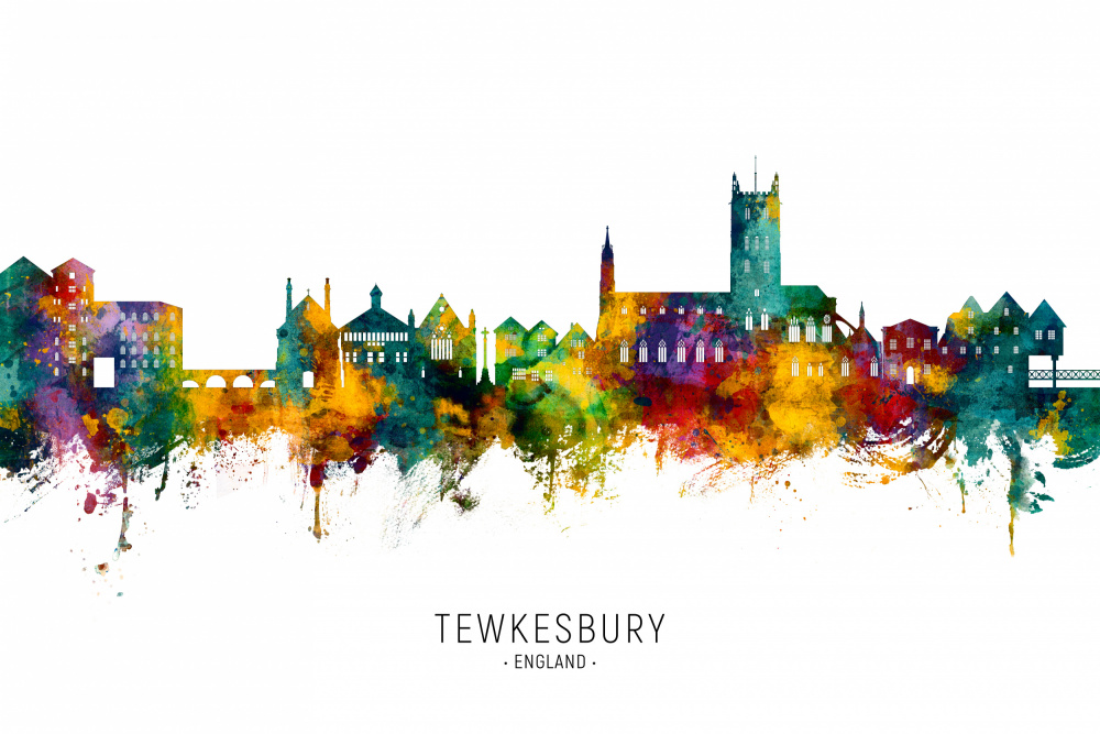 Tewkesbury England Skyline von Michael Tompsett