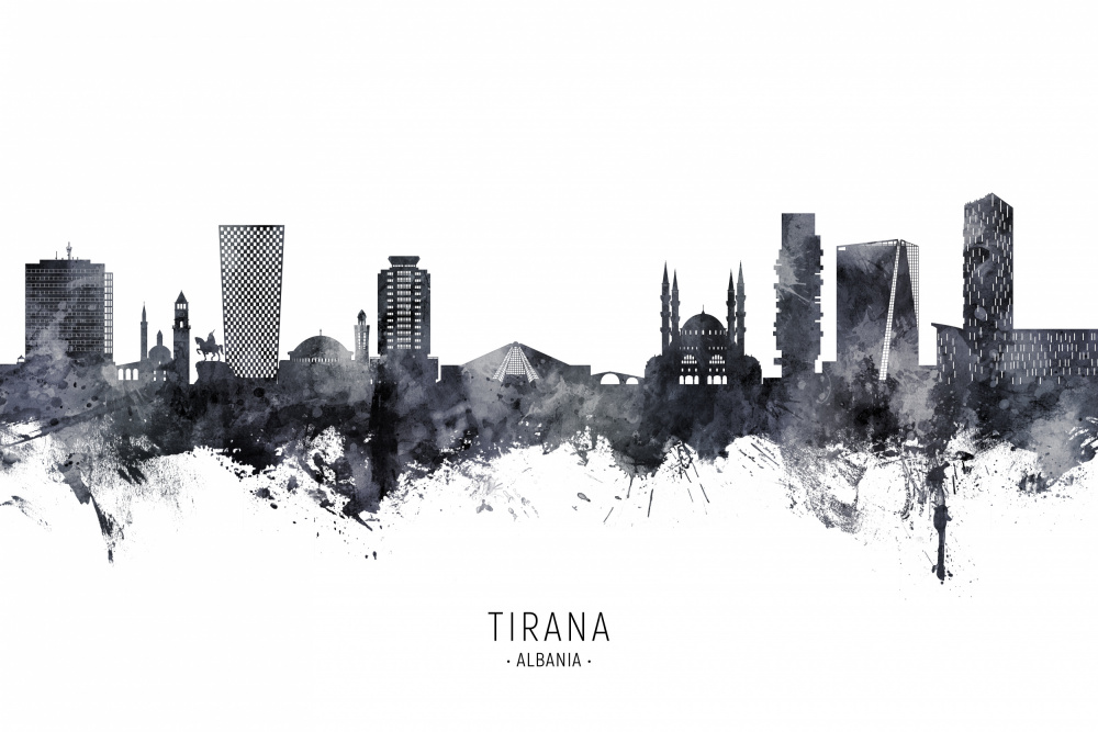 Tirana Albania Skyline von Michael Tompsett