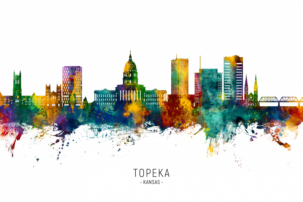 Topeka Wyoming Skyline von Michael Tompsett