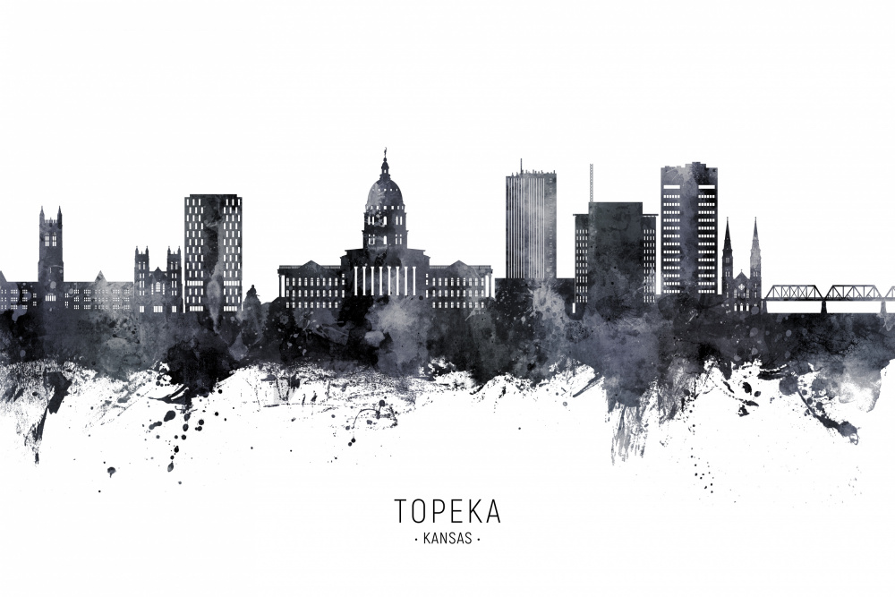 Topeka Wyoming Skyline von Michael Tompsett