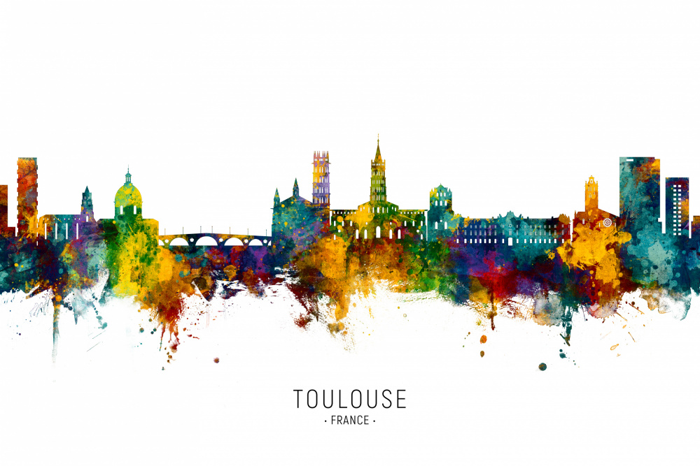 Toulouse France Skyline von Michael Tompsett