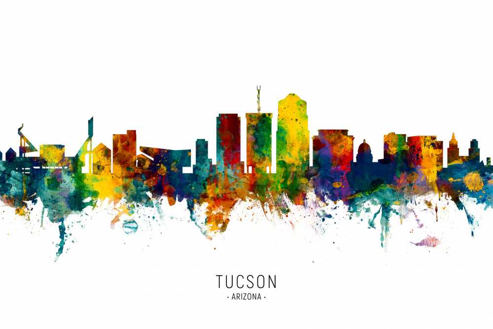 Tucson Arizona Skyline von Michael Tompsett