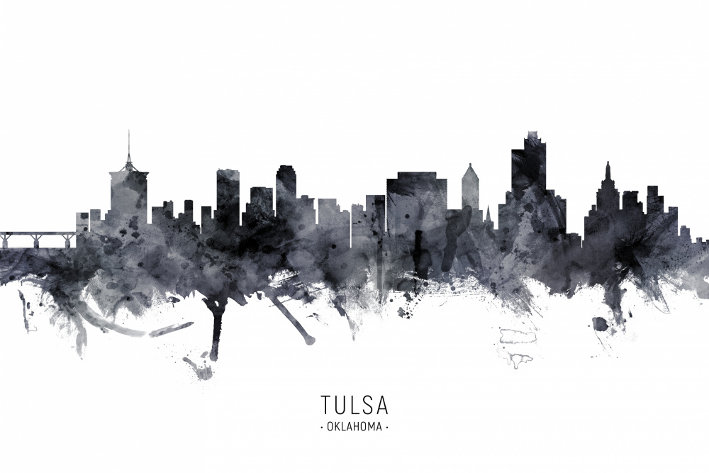 Tulsa Oklahoma Skyline von Michael Tompsett