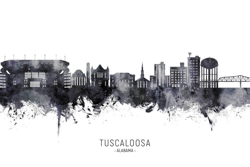 Tuscaloosa Alabama Skyline von Michael Tompsett