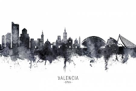 Valencia Spain Skyline