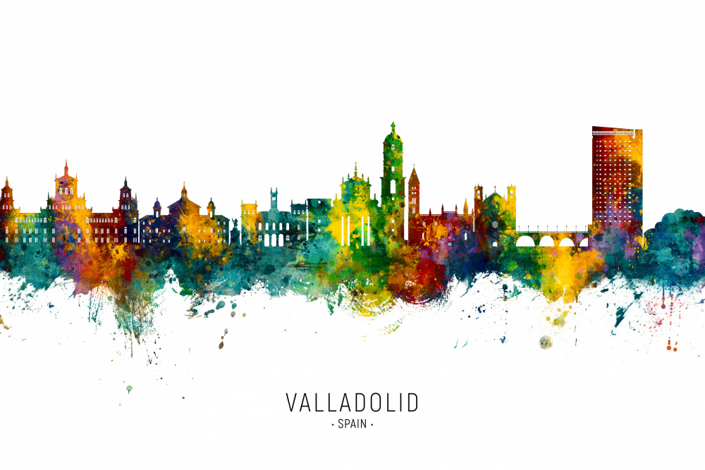 Valladolid Spain Skyline von Michael Tompsett