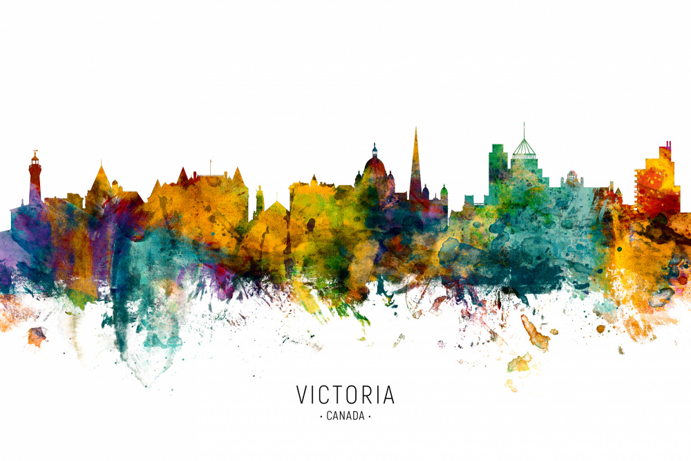 Victoria Canada Skyline von Michael Tompsett