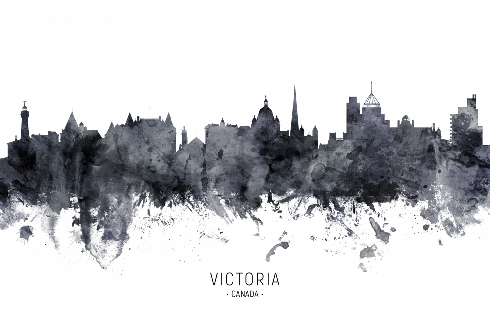 Victoria Canada Skyline von Michael Tompsett