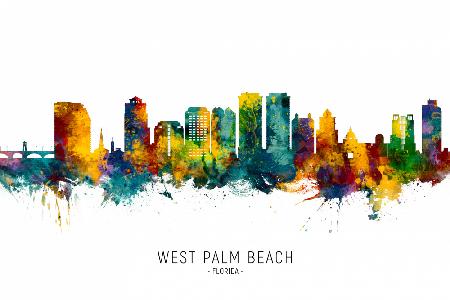 West Palm Beach Florida Skyline