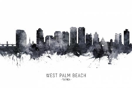 West Palm Beach Florida Skyline