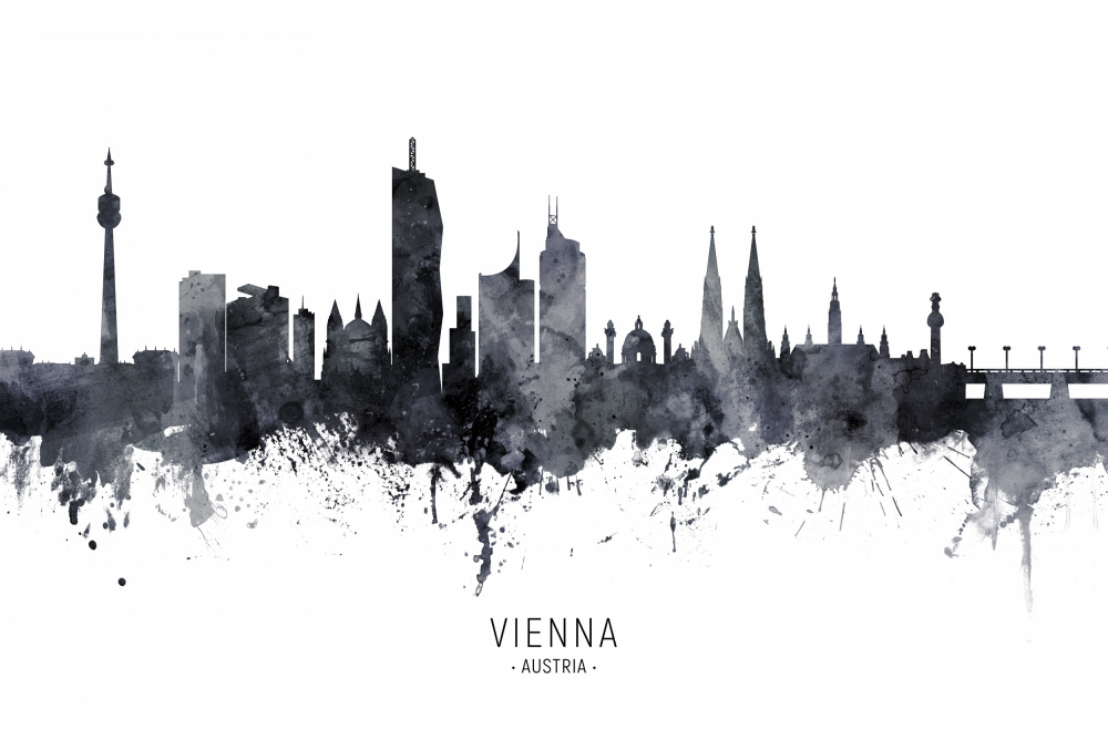 Vienna Austria Skyline von Michael Tompsett