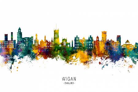 Wigan England Skyline