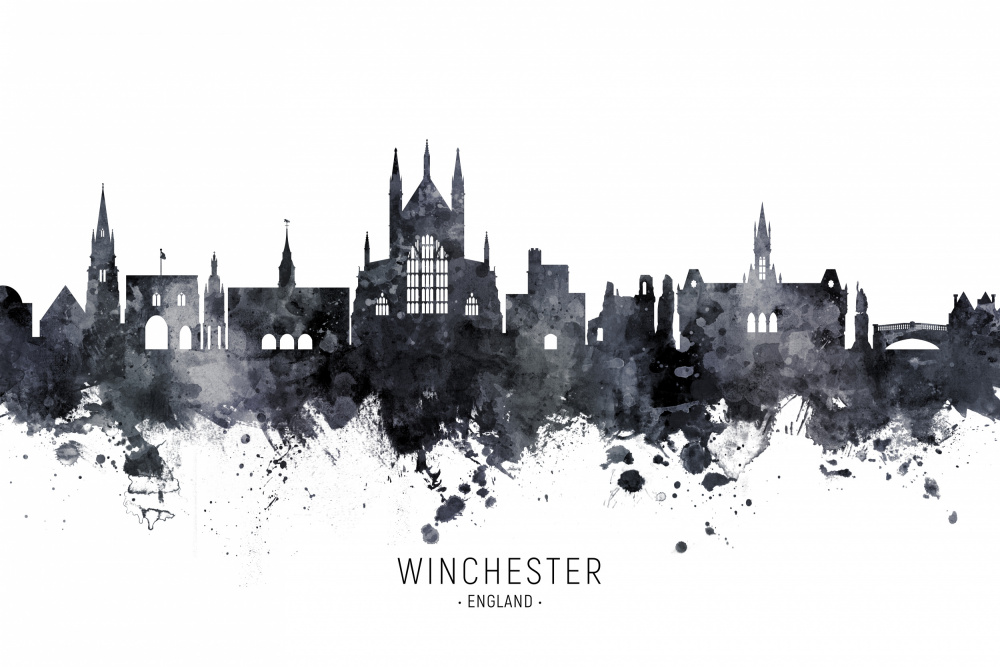 Winchester England Skyline von Michael Tompsett