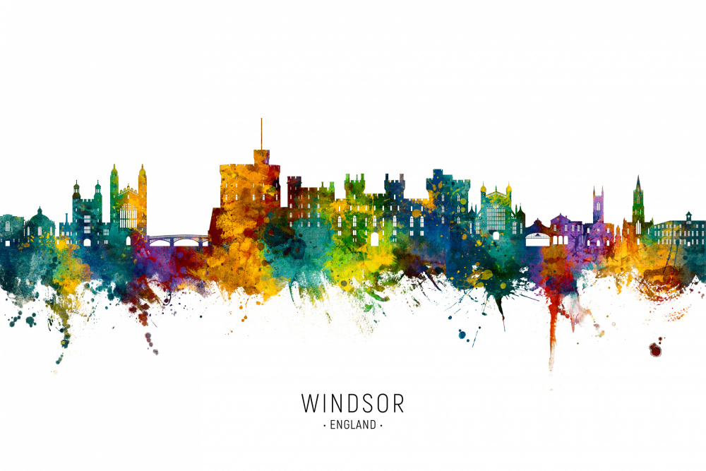 Windsor England Skyline von Michael Tompsett