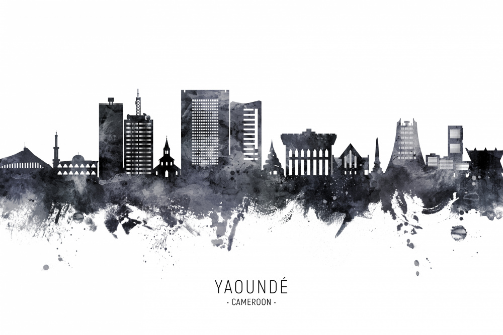 Yaoundé Cameroon Skyline von Michael Tompsett