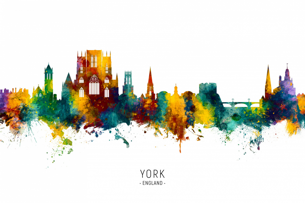 York England Skyline von Michael Tompsett