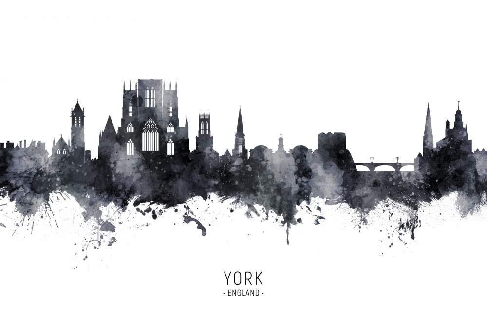 York England Skyline von Michael Tompsett