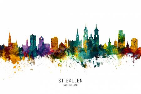 St Gallen Switzerland Skyline