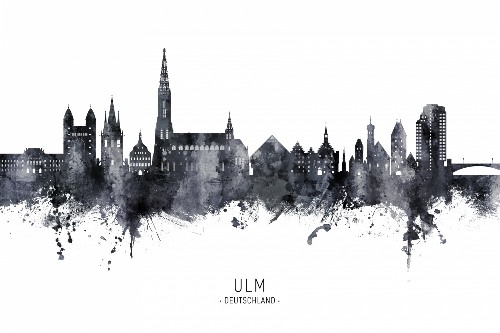 Ulm Germany Skyline von Michael Tompsett