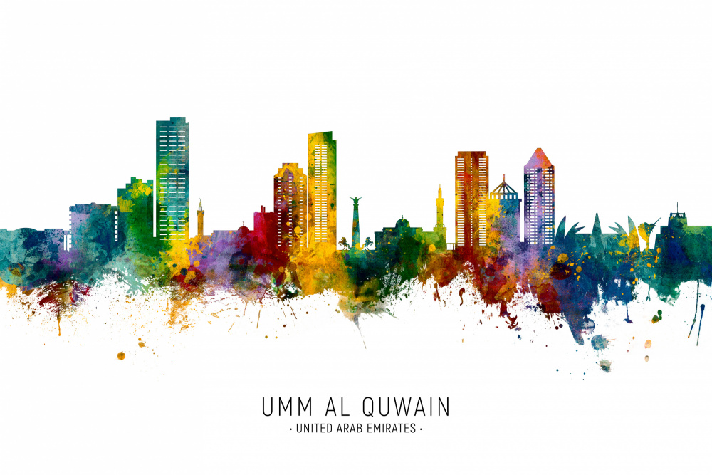 Umm Al Quwain Skyline von Michael Tompsett