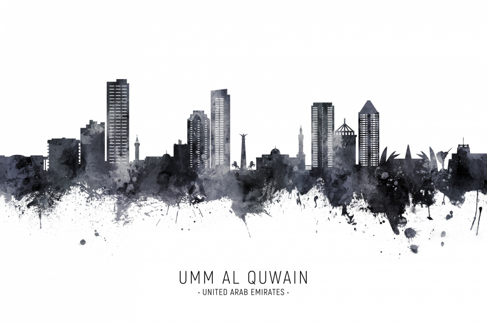 Umm Al Quwain Skyline von Michael Tompsett