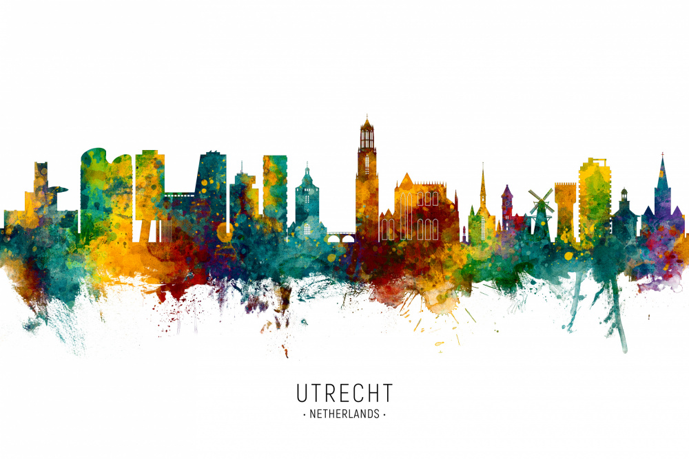 Utrecht The Netherlands Skyline von Michael Tompsett