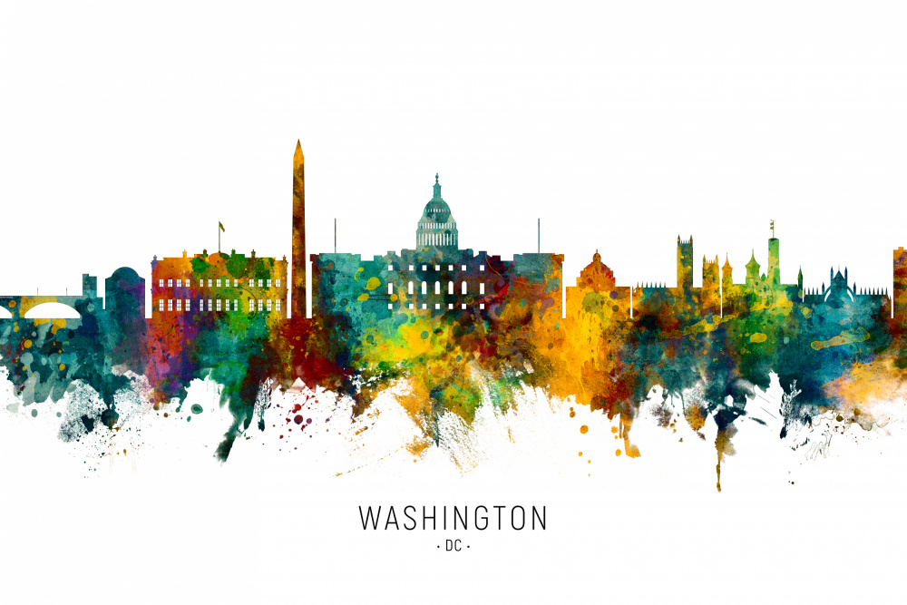 Washington Skyline DC von Michael Tompsett