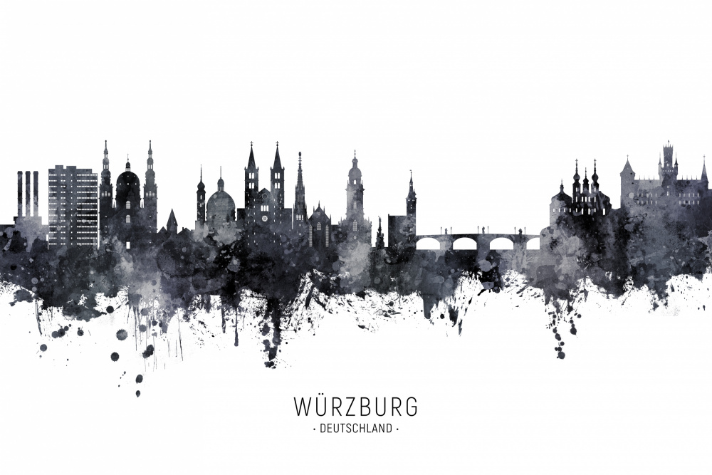 Würzburg Germany Skyline von Michael Tompsett