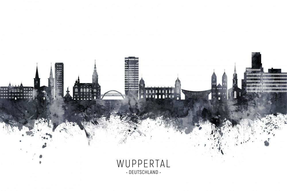 Wuppertal Germany Skyline von Michael Tompsett