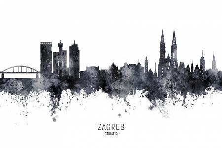 Zagreb Croatia Skyline