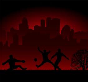 football silhouette