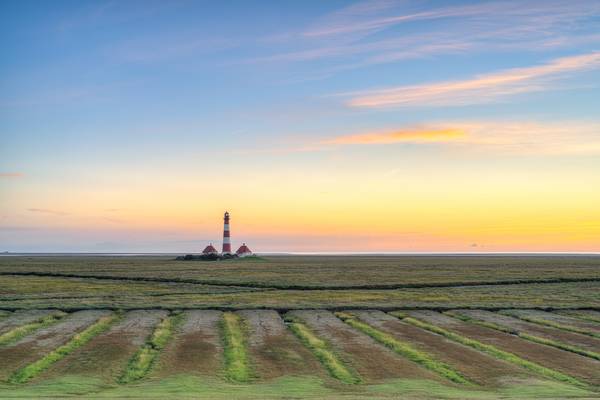 Blick vom Deich in Westerhever von Michael Valjak