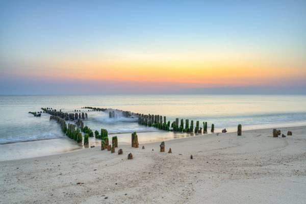 Buhne in Rantum auf Sylt von Michael Valjak