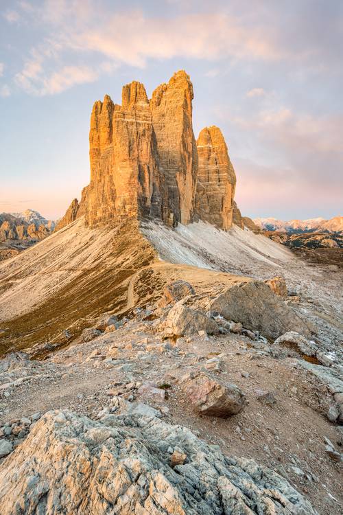 Drei Zinnen und Paternsattel in Südtirol von Michael Valjak