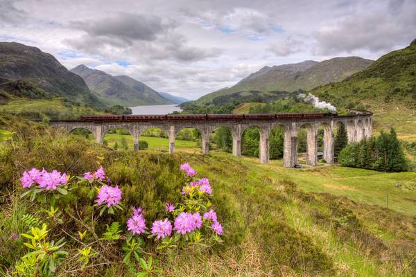 Glenfinnan Viadukt Schottland von Michael Valjak