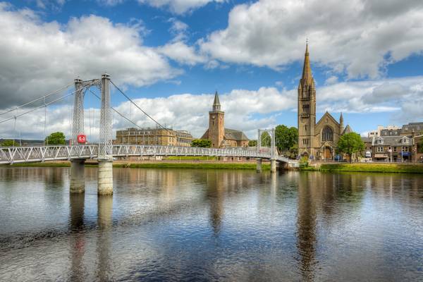 Inverness in Schottland von Michael Valjak