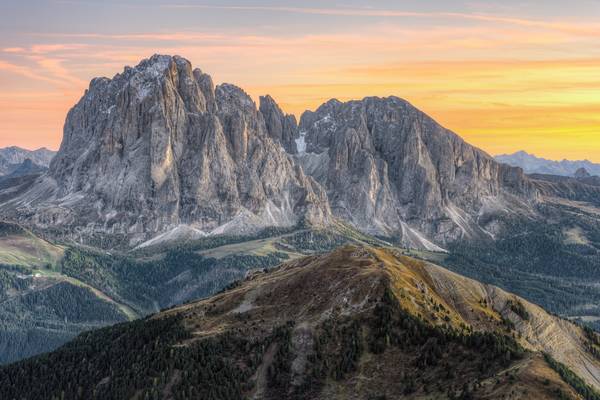 Langkofelgruppe in Südtirol von Michael Valjak