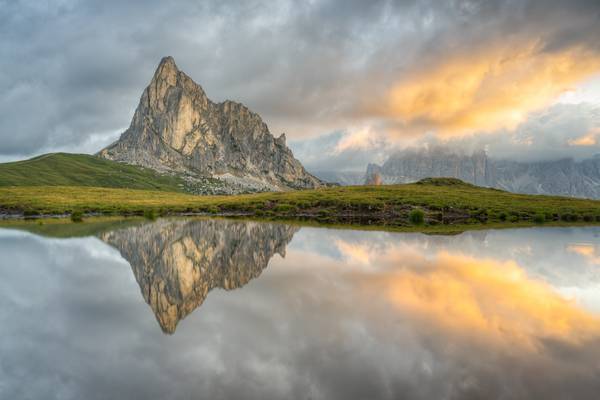 Monte Gusela am Passo di Giau in den Dolomiten von Michael Valjak