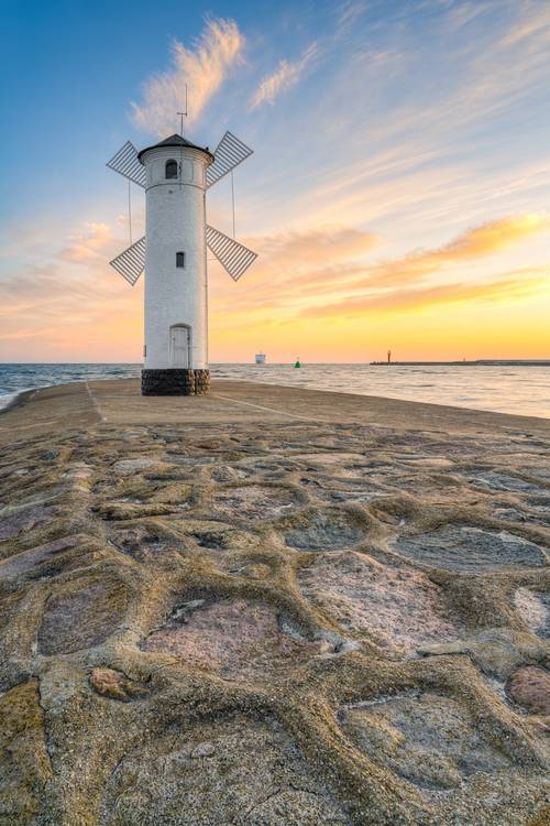 Mühlenbake in Swinemünde auf Usedom von Michael Valjak