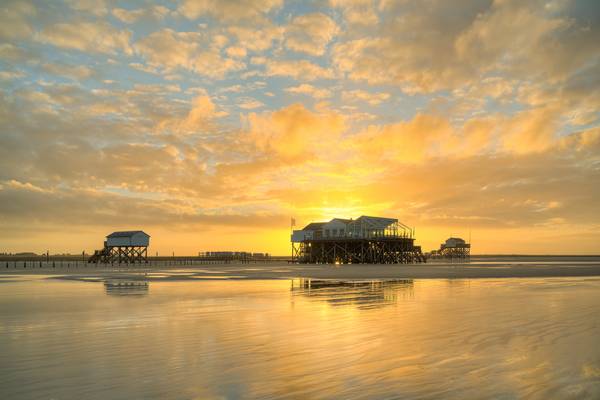 Sankt Peter-Ording Böhler Strand III von Michael Valjak